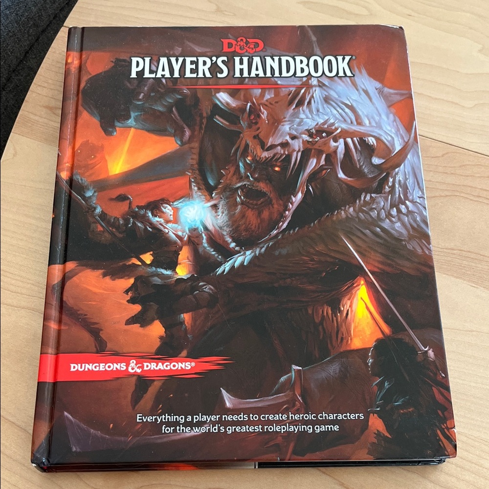 Dungeons & Dragons Player's Handbook - Red and Black